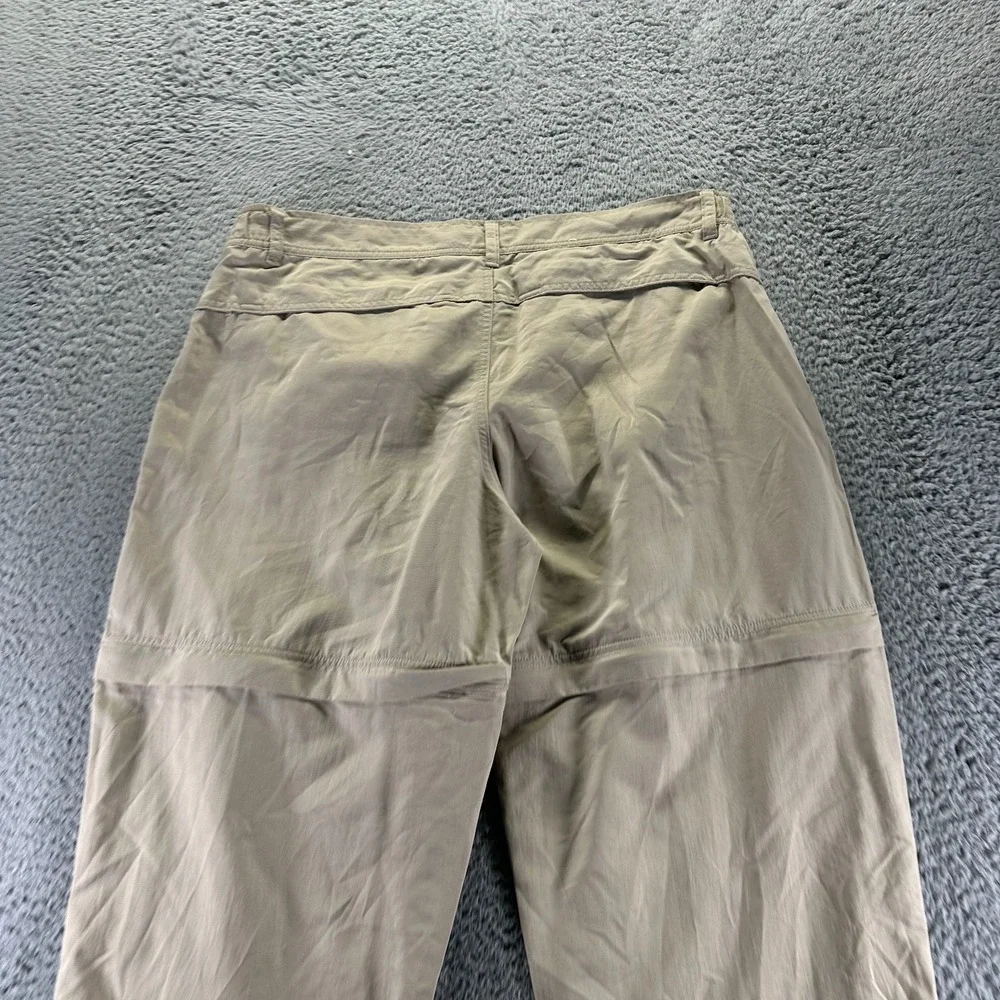 World Wide Sportsman Pant Mens L Brown Nylon Windbreaker Convertible Fishing